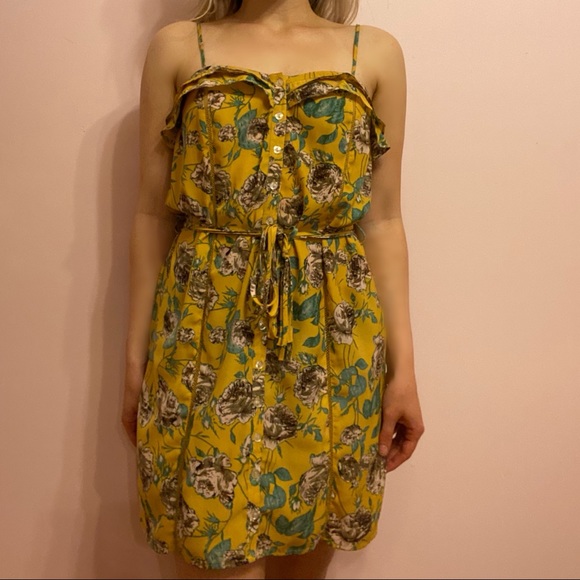 blue and yellow sundress